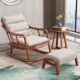 摇摇椅中式 实木大人躺椅家用客厅午睡懒人沙发阳台休闲椅子摇椅