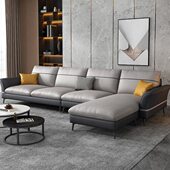 北欧意式 极简约轻奢小户型免洗科技布艺沙发客厅现代三人位网红款