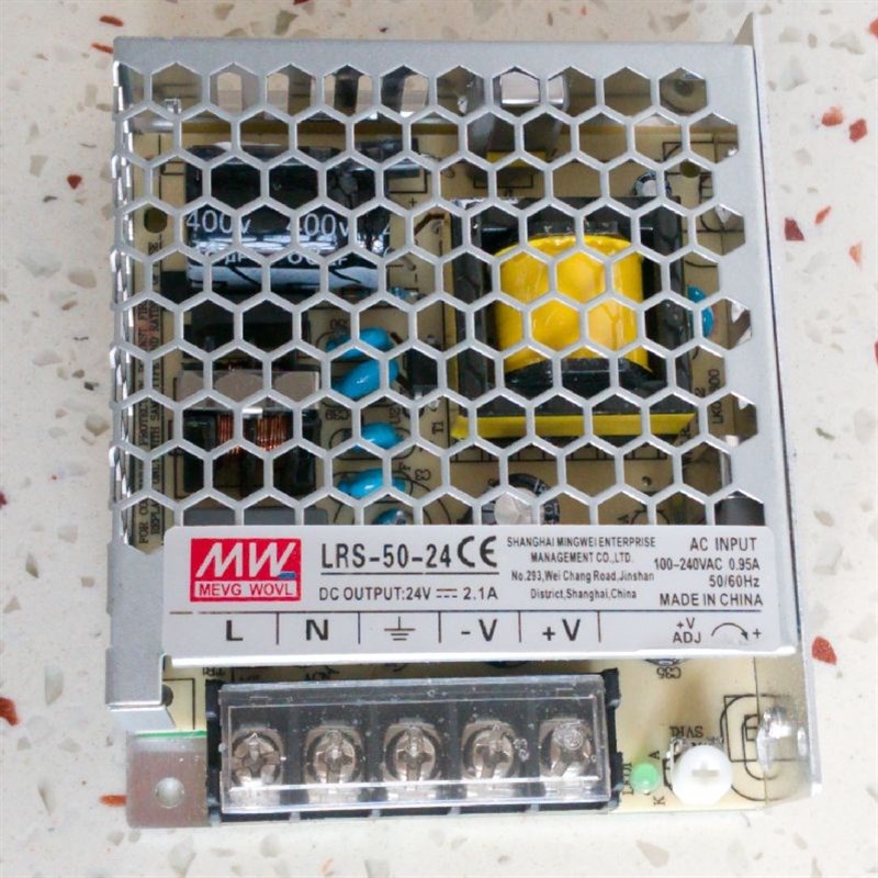 LRS35-400hW输出DC24V1A-17A新型系列开关电源LRS50-24明伟24V2.1