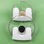 锅盖架厨房置物架放锅盖神器壁挂式 沥水盘台面收纳架子菜板免打孔