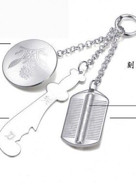 12生肖足银小镜关刀梳子桃篮纯银宝宝孕妇婴儿满月礼别针顺华