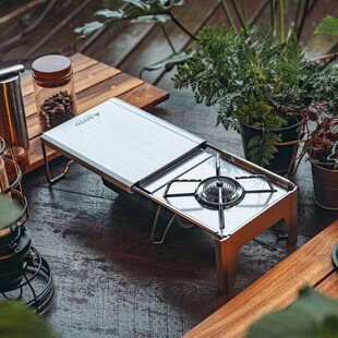 SOTO蜘蛛炉专用折叠桌露营铝合金便携户外迷你工作台ST3107/3401