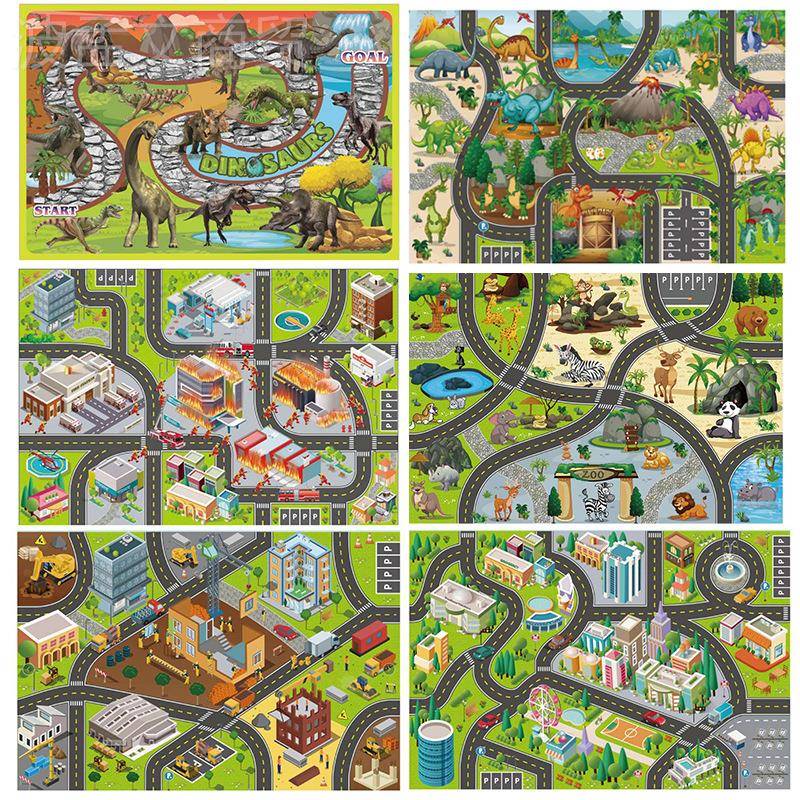 多款CGV动物恐龙游垫 主题景场童游戏垫儿游戏戏垫爬行垫地毯