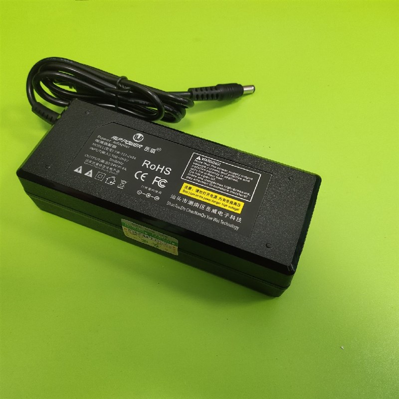 适用于直播镁光灯美颜灯LED补光灯FX24400 DC24V4A变压器充电线