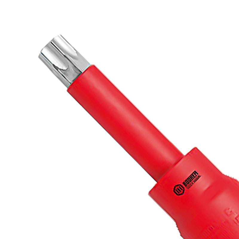 Booher宝合1/2大飞VDE绝缘花型旋具套筒梅花内六花批头T20T25T30