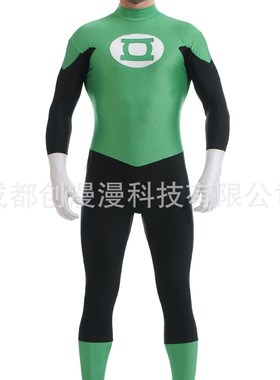 zentai绿灯侠紧身衣/舞台服装/CEOS动漫/影视演出服/万圣节服装