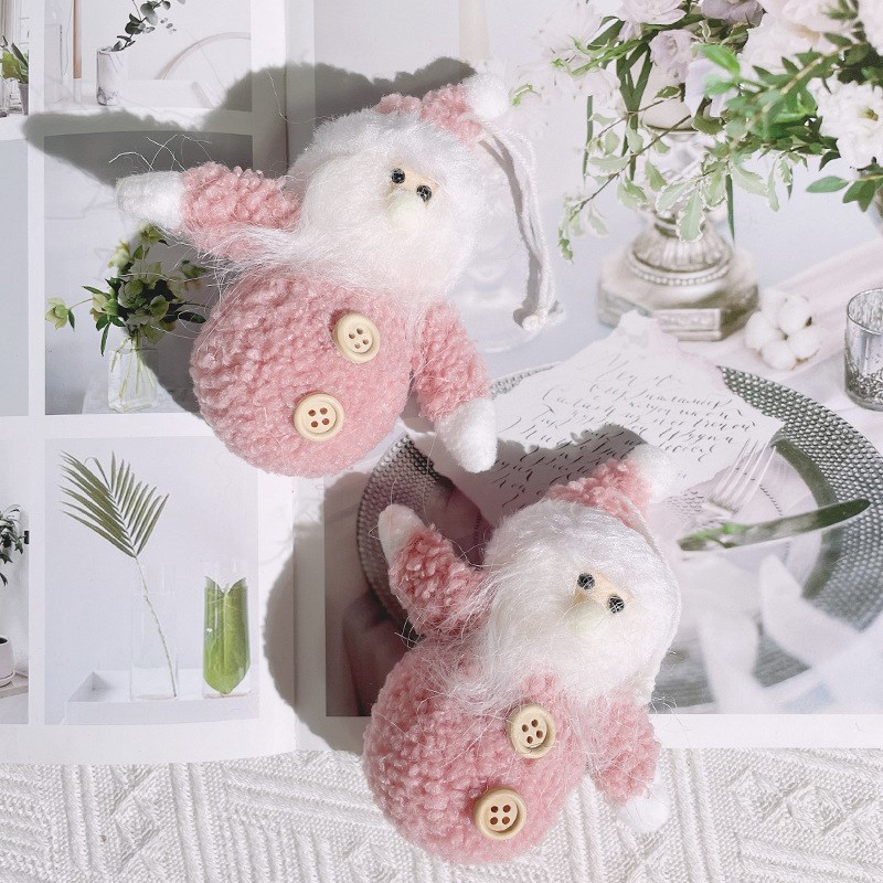 圣诞节羊毛毡配件圣诞树装饰挂件diCy材料包平安夜礼物 礼品盒摆