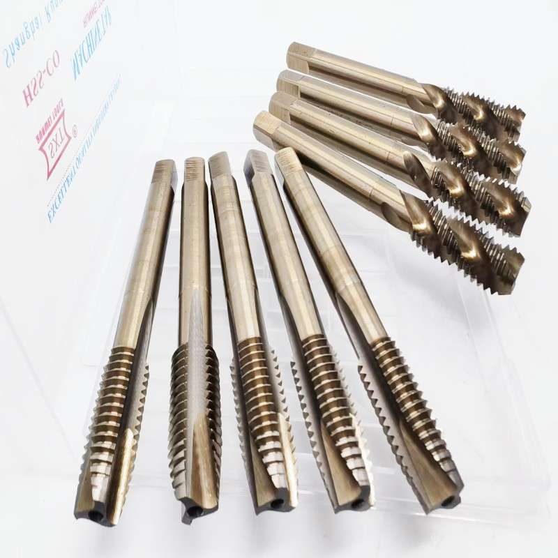 《SXT》含钴烤黄 螺旋丝锥先端丝攻 HSS-CO高速钢机用丝锥M3-M16