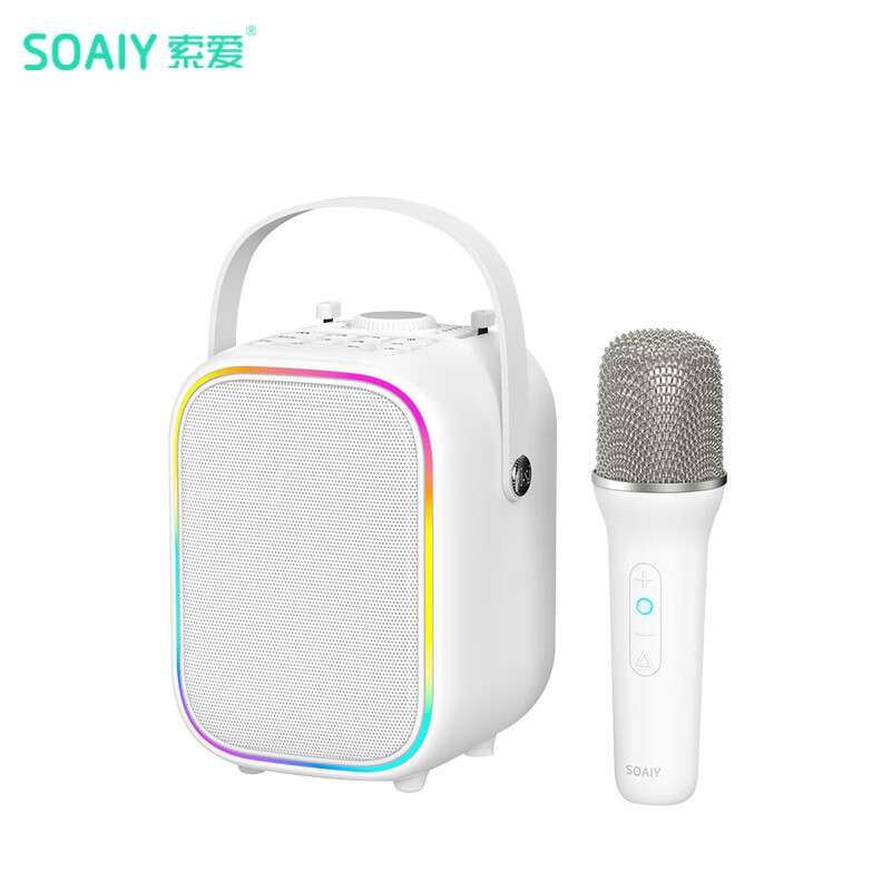 索爱（soaiy）SK6话筒音响一体麦克风家用k歌唱歌直播儿童无线家