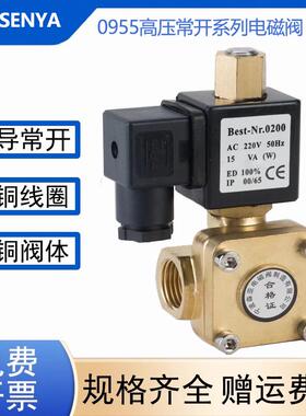 0955305空压机常开电磁阀水阀09551051.6MPA4分6分1寸2寸