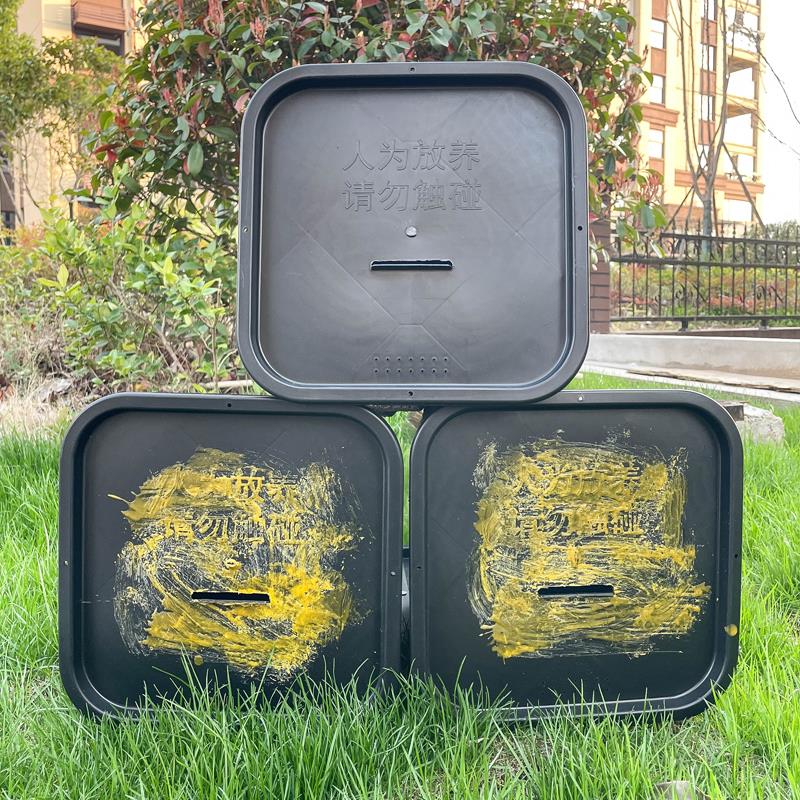 中蜂诱蜂桶18升带盖方形诱蜂刷蜡桶蜂蜡蜜蜂桶户外诱蜂引蜂塑料桶