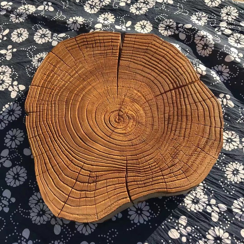 老榆木实木整块i造型干泡茶盘中日式茶台壶承杯托古朴简约餐饮墙