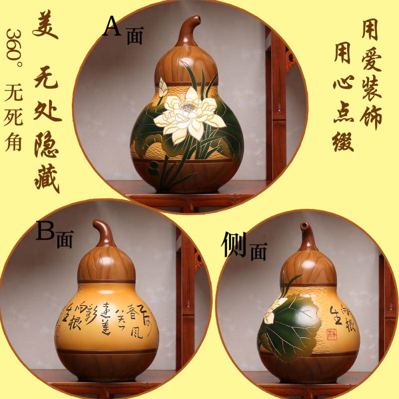 隔断进门入户客厅装饰品摆件鱼酒柜工艺品中式玄关陶瓷博古架小对