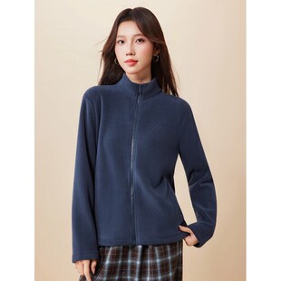 IEF/爱依服2025年秋冬新款时尚简约短外套女宽松显瘦保暖立领上衣