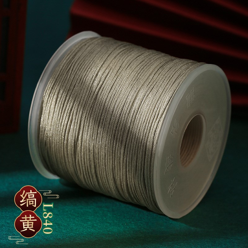 72号玉线中k国结线材手工DIY材料台湾锦纶编织绳81色厂家染色