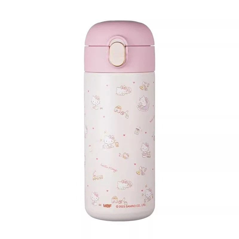 hellokitty保温杯双饮女2024新款316可爱学生便携吸管Z水杯子 儿