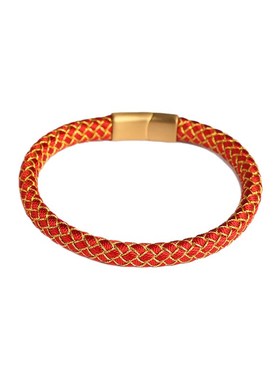 新款五行龙鳞手绳2024龙年戴龙绳L编织男款金木水火土手链