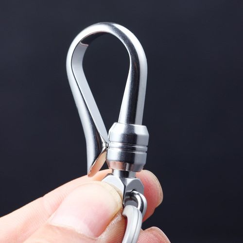 304不锈钢钥匙扣男士 汽车w钥匙扣腰挂件钥匙圈链创意锁匙扣环个