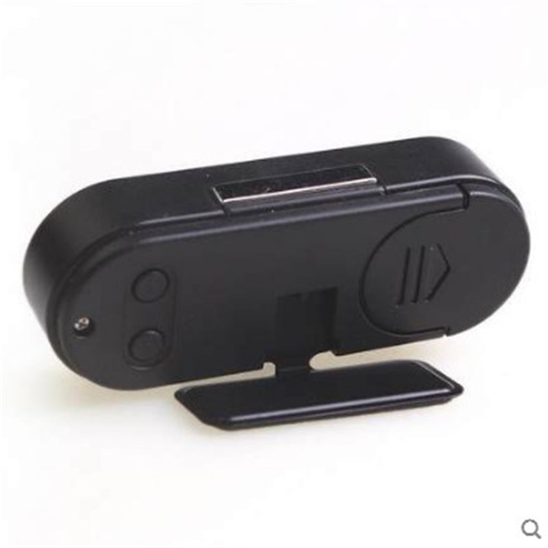 车载电子钟温度计 K02s夜光温度计 蓝LED温度计时间表跨境汽车用