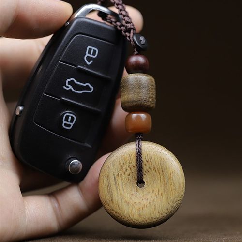 沉香汽车钥匙扣创意挂p件网红个性钥匙挂绳男女士高级感手工钥匙