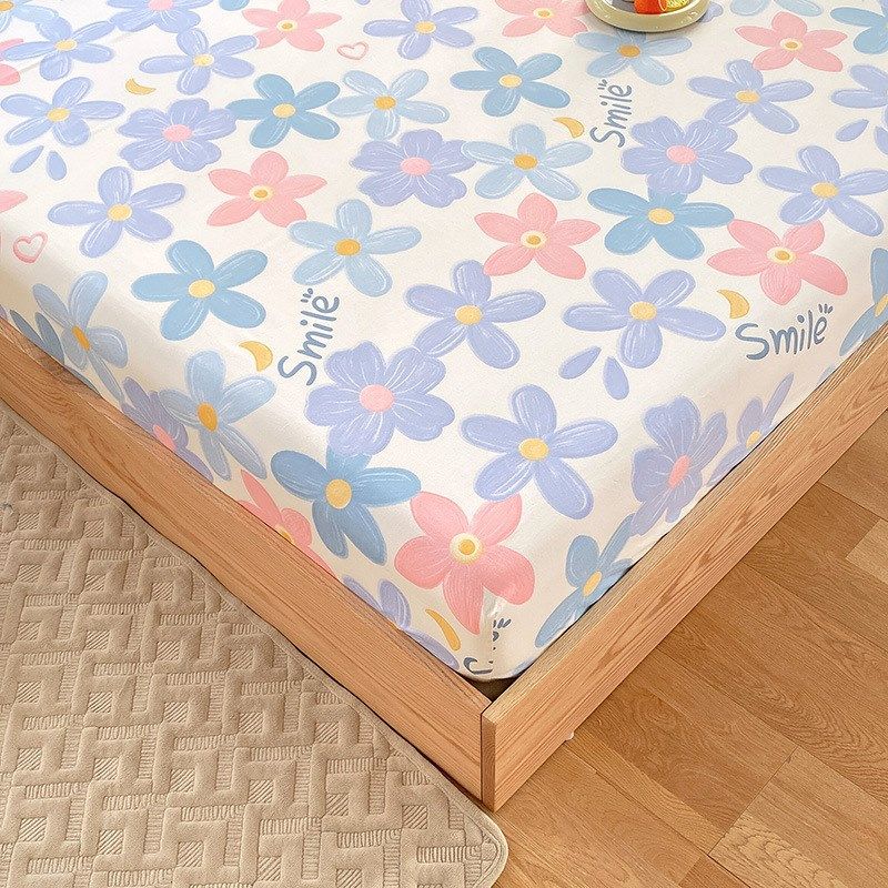 纯棉床笠席梦思保护m套防滑单件学生宿舍床垫套子全棉床罩床单枕