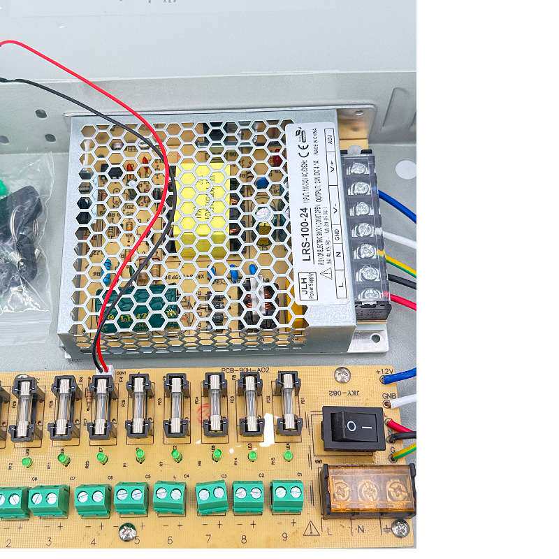 开关电源12v电源箱100W安防监控220V转24伏LED灯带集中供电变压器