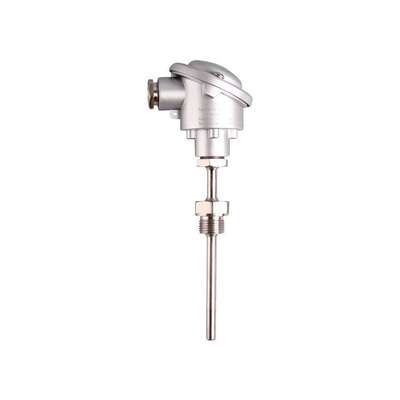 K型铠装热电偶 防腐热电偶 法兰WZP-430F/230F铂铑热电偶厂家
