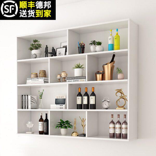 实木酒架酒柜壁挂式架子餐厅饭店墙上悬挂式红酒架置物架简约现代