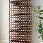 酒架简约现代红酒架酒柜置物架家用葡萄酒实木展示架红酒瓶摆放架