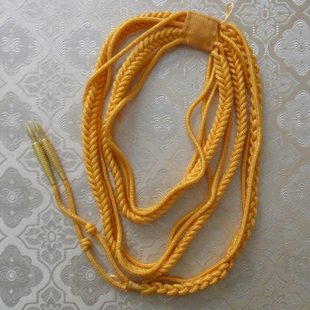 绶带挂绳保安金属吊坠双圈绶带演出服饰挂绳文工团表演穗带绶带