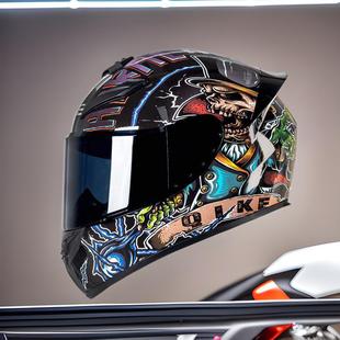 头盔男款2025新款冬3C头盔认证男女骑士机车个性电动车安全盔国潮