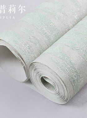 3D立体纯色素色无纺布灰色金色竖条纹墙纸北欧卧室客厅硅藻泥壁纸