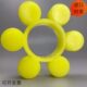 八角梅花圈 缓冲块六角胶 ML梅花联轴器弹性体 ML123456789梅花垫