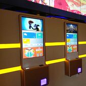 影院景区无人自助售票出票一体机排队等位叫号机自助扫码 取票机