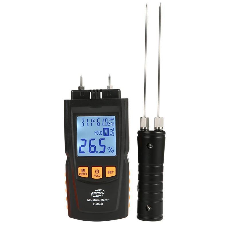 GM620木材水分测试仪木板潮湿度检测仪测湿仪温湿度计