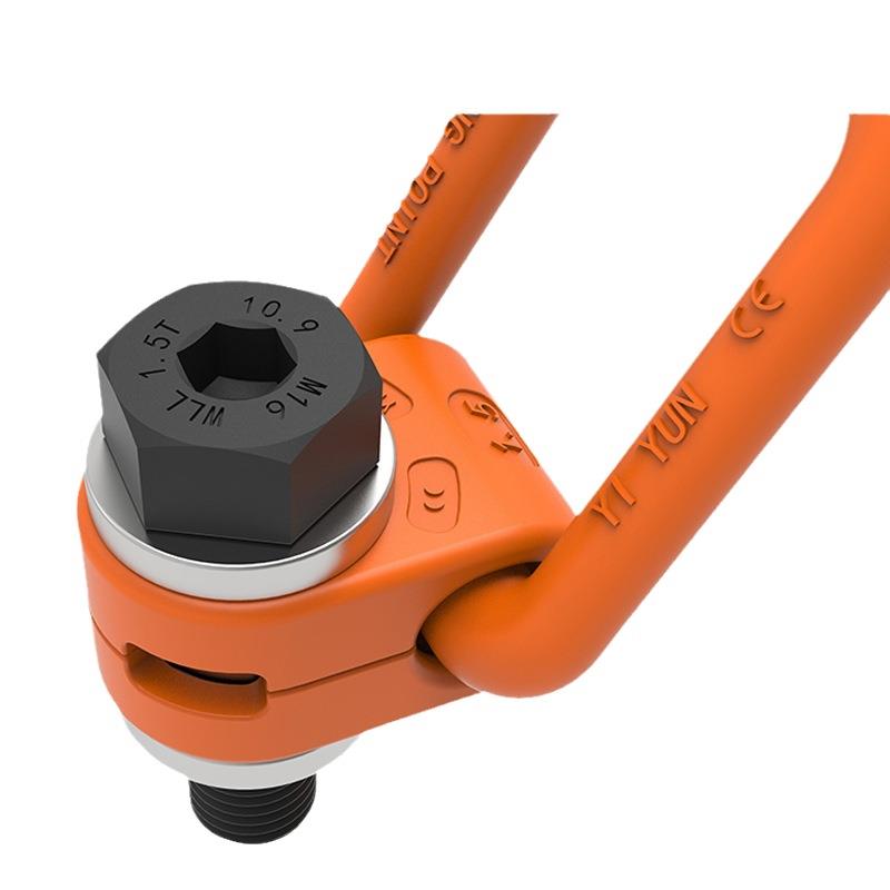 供应侧拉吊重环侧向转吊旋环侧转拉型旋吊环MZGD8起吊环