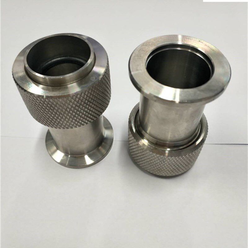 不锈钢真空法兰  真空规座  真空石英管封头真空管式炉密封头