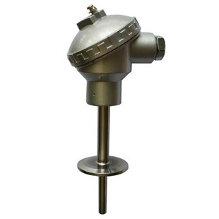 卫生型热电阻 300卡盘50.5 温度变送器pt100 20mA WZP WZPK