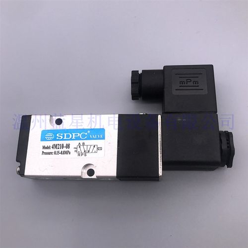 宁波SDPC二位五通电磁阀4M210-08  0.15~0.8MPa盛达电磁换向阀