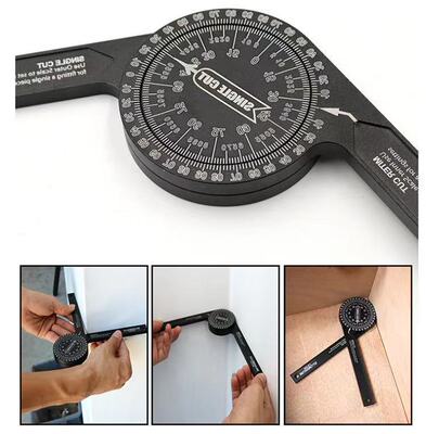 木工水平量角度规 量角器 锯台工具 Miter Saw Protractor