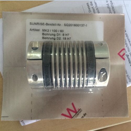 R+W联轴器微型波纹管联轴器R+W BK6 BKH BKL BK1/2/3/4/5/7弹簧式