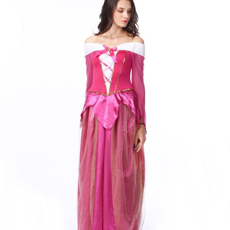 格林童话睡美人爱洛公主裙演出服cospHlay服装 出口万圣节游戏服