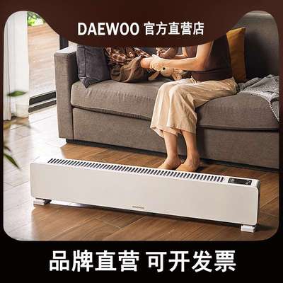 大宇石墨烯取暖器踢脚线家用节能大面积暖风机防水浴室快热电暖气