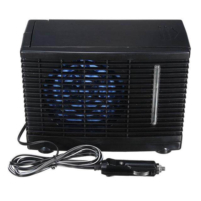速发汽车冷风扇两档迷你12V车载水冷风机24V货车空调驻车加水风扇