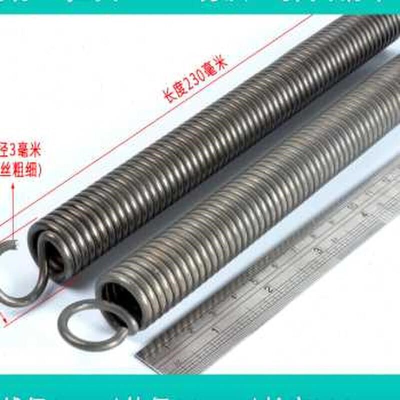新品新品弹簧强i力拉簧带钩拉伸拉力回I位大粗弹黄摩托站架钢丝30