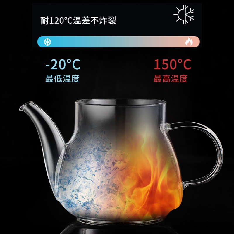泡茶壶玻璃耐高温家用办工室茶水分离过滤冲茶器花茶壶泡茶具套装