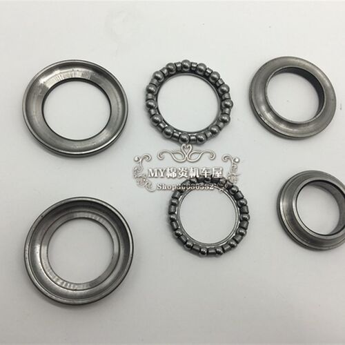 适用海王HS125T星福HS125T-2星蓝巨HJ125T-7方向轴承龙头钢碗波盘