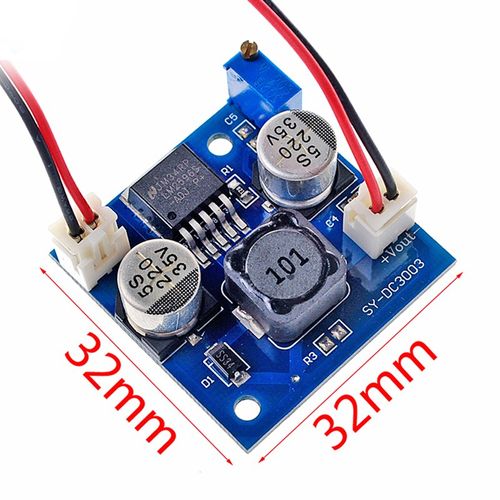 DC-DC 超小型LM2576 lm2596可调电源降压稳压变换器模块