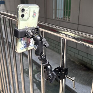 大货车手机支架挖掘机平板夹摆地摊手机架懒人支架公交车录像支架