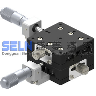 售LY50 叉导轨型高精度X轴滑台 手动位移平台